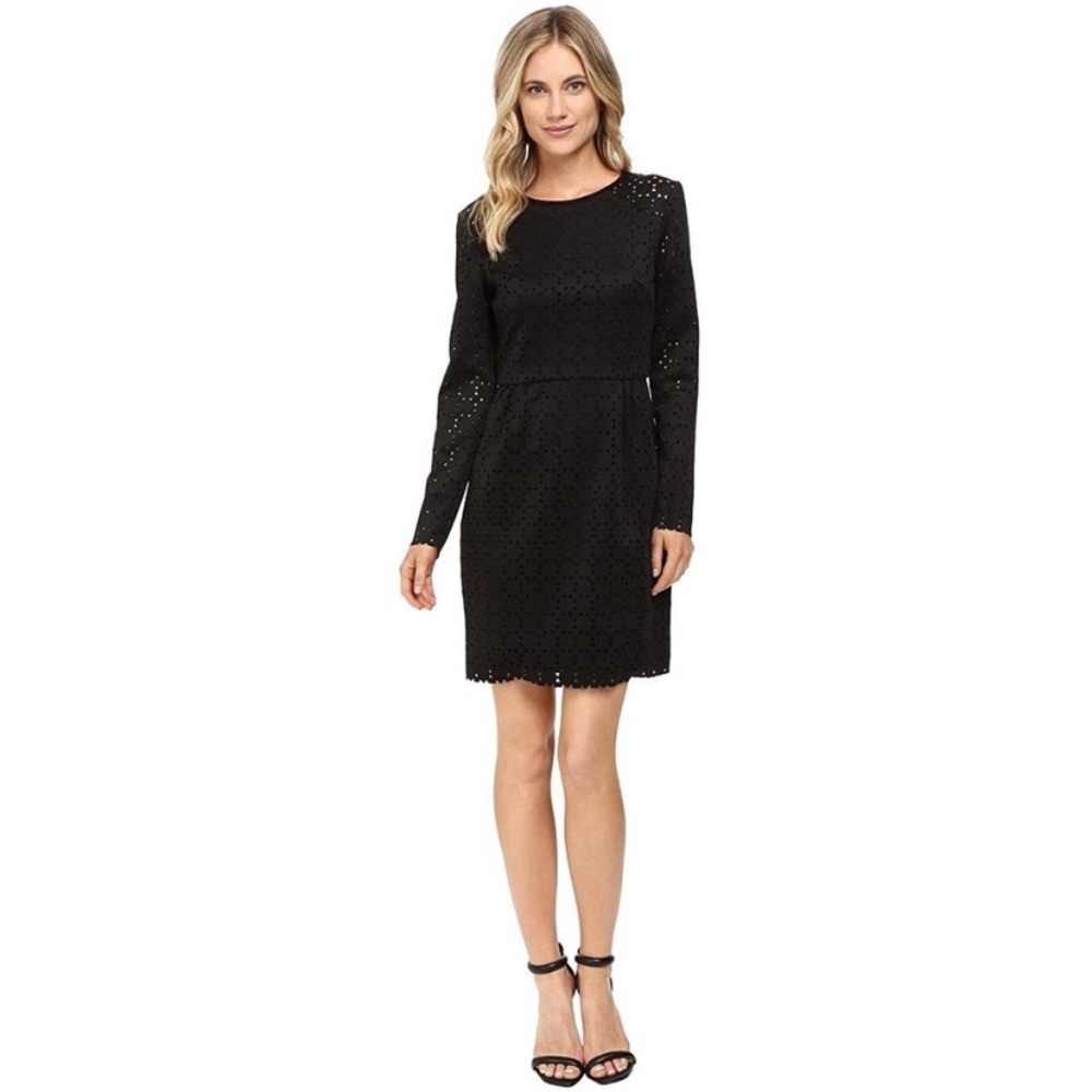 Trina Tirna Turk Abilene black geo cutout scuba dress size 4